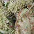 キャロ♪'s cooksnap of when they made ☆めっちゃ簡単美味しい！もやしお好み焼き.