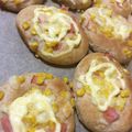 いちごみるく茶's cooksnap of when they made 超簡単♡手ごねパン！お惣菜パンにも！.