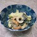 ＠迷子＠'s cooksnap of when they made キャベツとちくわとわかめのマヨわさ.
