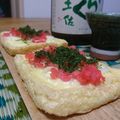 ダイナマイト漆黒's cooksnap of when they made 紅生姜がイイ！チーズたっぷり油揚げピザ♡.