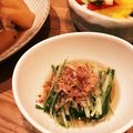 つきゆみ。's cooksnap of when they made 水菜のおひたし.