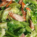 やえまりも's cooksnap of when they made ロメインレタスのマヨ炒め.