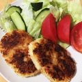 ハニヲ☆'s cooksnap of when they made 鮭とじゃがいもだけ！揚げないコロッケ☆.