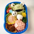 CHA2ai's cooksnap of when they made お口パックリ！カエルちゃん＊キャラ弁.