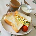 ネコかえる's cooksnap of when they made たっぷりスパイシーツナサンド.