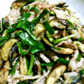 ゴロtaroo's cooksnap of when they made 茄子と豚肉のオイスター炒め.