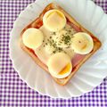 ふたごゆき's cooksnap of when they made おばあちゃんちの玉子トースト.