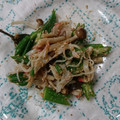 イチゴ、イチゴ。's cooksnap of when they made 簡単♡オクラとしめじとカニカマの和物.