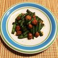 なつき☆ミ's cooksnap of when they made いんげんとウィンナーの味噌豆板醤炒め.