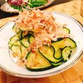 ☆糖質減らしてます☆'s cooksnap of when they made 生ズッキーニの和風生姜ナムル.