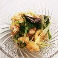 まいちゃと's cooksnap of when they made 簡単一品水菜と油揚げのお浸し.