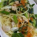 テトラ☆ポット's cooksnap of when they made 九条ネギとシラスのペペロンチーノ.