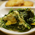maruru-nn's cooksnap of when they made ほうれん草と卵の粉チーズ炒め.