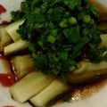 kumicyoo's cooksnap of when they made 野菜あと１品。レンジ蒸しなす ねぎポンで.