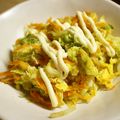 maruru-nn's cooksnap of when they made 余りもの集合！卵野菜炒めのケチャマヨ掛♪.