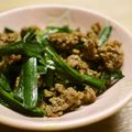 maruru-nn's cooksnap of when they made ニラとひき肉のオイスター炒め.