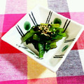 SP♪'s cooksnap of when they made 小松菜ののり和え：お弁当野菜おかず.