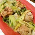 Tyndall's cooksnap of when they made 簡単☆ピリッと♪白菜と鶏肉と葱塩いため.