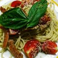 ひぃたろぉ～♪'s cooksnap of when they made はるママ特製♥ウチのバジルパスタ.