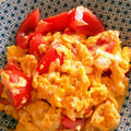 かにゃたろう's cooksnap of when they made ☆簡単♪チーズon卵とトマトの炒めもの☆.