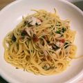 ぺたんこクマ's cooksnap of when they made 梅と鶏の簡単★あっさりパスタ.