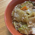 ☆あざらし☆'s cooksnap of when they made ✿大根と豚ひき肉のとろとろ丼ぶり✿.