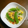 みみりん♪♪'s cooksnap of when they made スナップエンドウのサラダ.