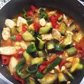 CAK3's cooksnap of when they made ささみ・ピーマン・茄子のピリ辛味噌煮☆.