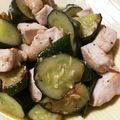 クックH7GDWF☆'s cooksnap of when they made サッパリ！胡瓜と鶏ムネ肉のニンニク塩炒め.