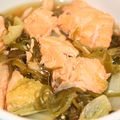 ぷのぷの's cooksnap of when they made 鮭と白菜の昆布煮.
