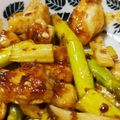 yuri921's cooksnap of when they made アスパラと鶏むね肉の梅オイスター炒め.