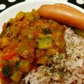 Akosua's cooksnap of when they made 市販のルウを使わないヘルシー夏野菜カレー.