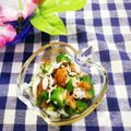 ﾁｲﾁｬﾝﾏﾏ's cooksnap of when they made オクラの梅和え　しらす添え　.