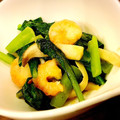 ねぎまのねぎ's cooksnap of when they made えびと小松菜のマヨ炒め.