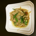 クックBY5EWJ☆'s cooksnap of when they made ナスとオクラととり皮のぽん酢炒め.