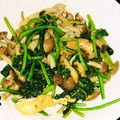 ｽｶｲﾌｨｯｼｭ☆'s cooksnap of when they made 舞茸とほうれん草炒めもの☆.