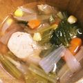 ムーミン谷のmee's cooksnap of when they made レタスとコーン鶏むねのコンソメケチャ煮♪.