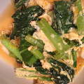 ムーヒツジ's cooksnap of when they made よしこの小松菜と薄揚げの玉子とじ☆.