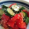 柊さくら's cooksnap of when they made 簡単！胡瓜とトマトのさっぱり漬け.