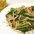 クック4RWBBC☆'s cooksnap of when they made モヤシとピーマンの豚肉塩炒め.