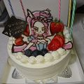 はるかりなっつ's cooksnap of when they made プリキュアケーキ.