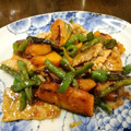 kirinda's cooksnap of when they made 豚バラと夏野菜のオイスター炒め.