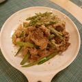 北海道伯爵's cooksnap of when they made アスパラと豚肉の胡麻生姜炒め.