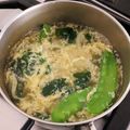 kn8ppppp's cooksnap of when they made 食べるスープ ！ほうれん草のかきたま汁.
