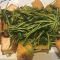 93ママ's cooksnap of when they made 豆苗と厚揚げのゆずポン酢がけ.