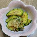 りくいと's cooksnap of when they made ズッキーニの胡麻和え♪.