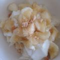 はぎまり's cooksnap of when they made バナナヨーグルトのパン粥.