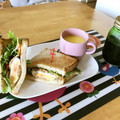 komutatata's cooksnap of when they made ☆野菜炒めと目玉焼きのトーストサンド☆.