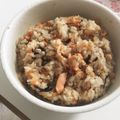 あずฅ•ω•ฅ's cooksnap of when they made 鮭一切れ簡単おいしいフライパンまぜごはん.