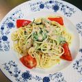 mii☆22's cooksnap of when they made ツナの冷製パスタ.